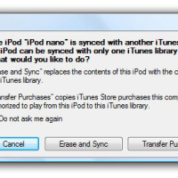 What Does Erase and Sync Do in iTunes?
